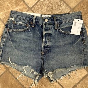 Agolde Parker Vintage cut off denim shorts